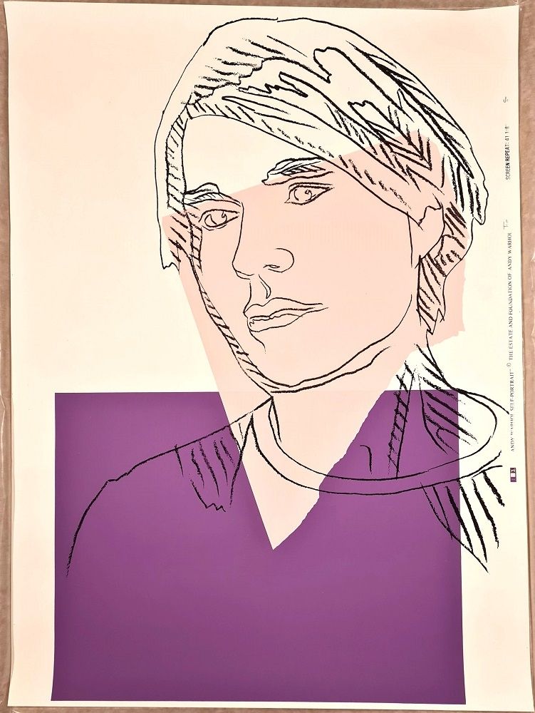 Serigrafía Warhol - Self-Portrait