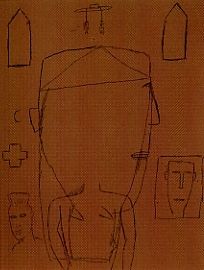 Litografía Brown - Self portrait 10