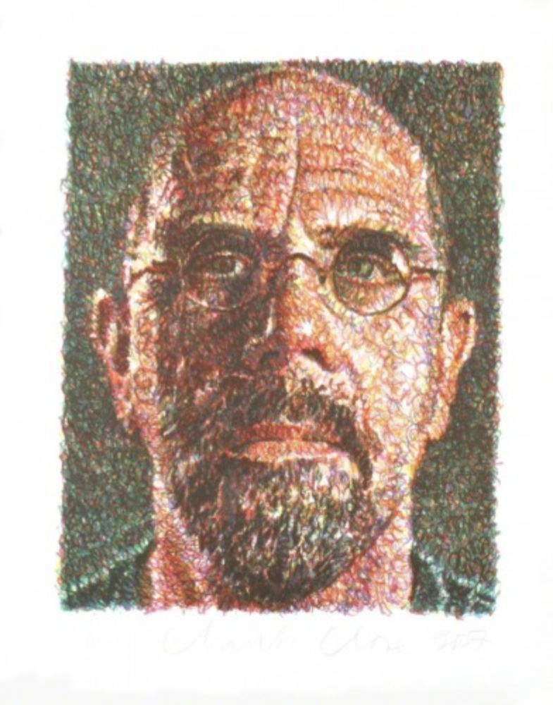 Serigrafía Close - Self Portrait (Lincoln Center)