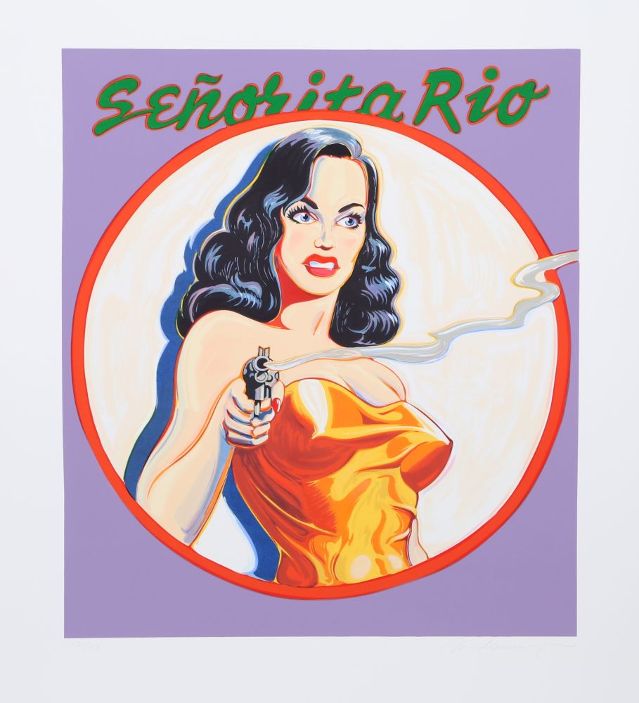 Litografía Ramos - Senorita Rio
