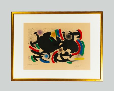 Litografía Miró - Senza titolo