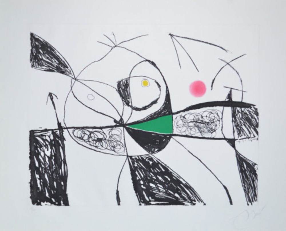 Aguafuerte Y Aguatinta Miró - Serie Mallorca - D618