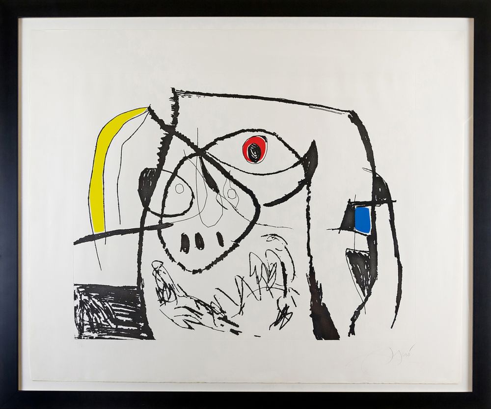 Grabado Miró - Serie Mallorca Plate XII 