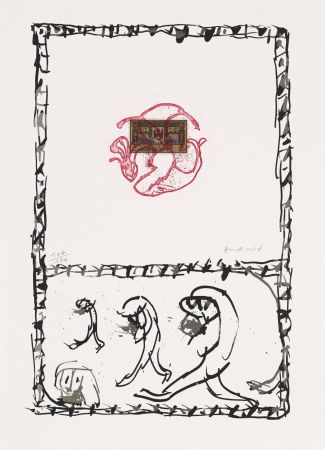 Aguafuerte Alechinsky - Serpent 04