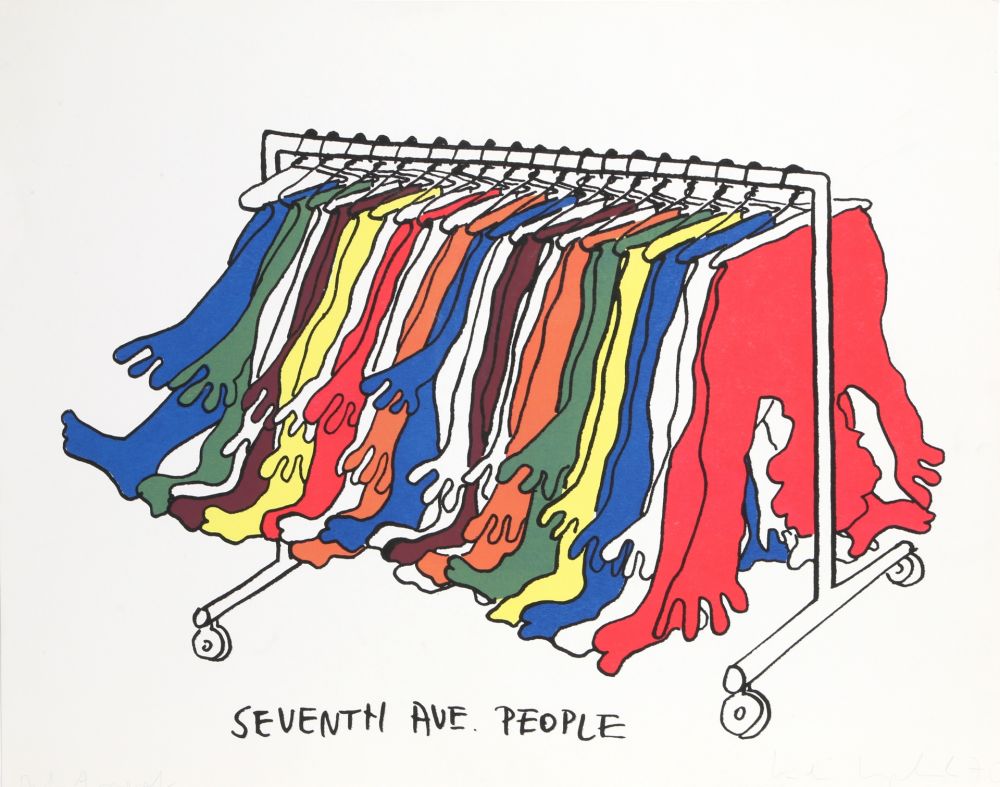 Serigrafía Kogelnik - Seventh Avenue People
