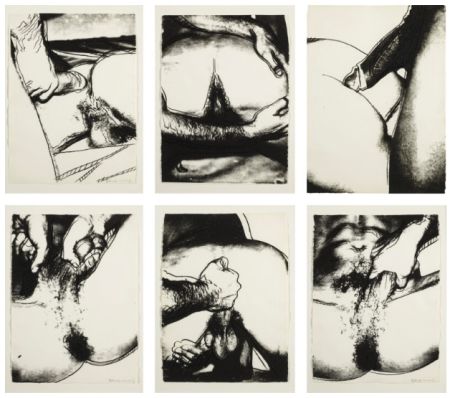 Serigrafía Warhol - Sex Parts Complete Portfolio 