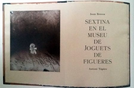 Libro Ilustrado Tàpies - Sextina en el Museu de joguets de Figueres