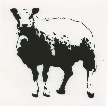 Serigrafía Blek Le Rat - Sheep (baah)