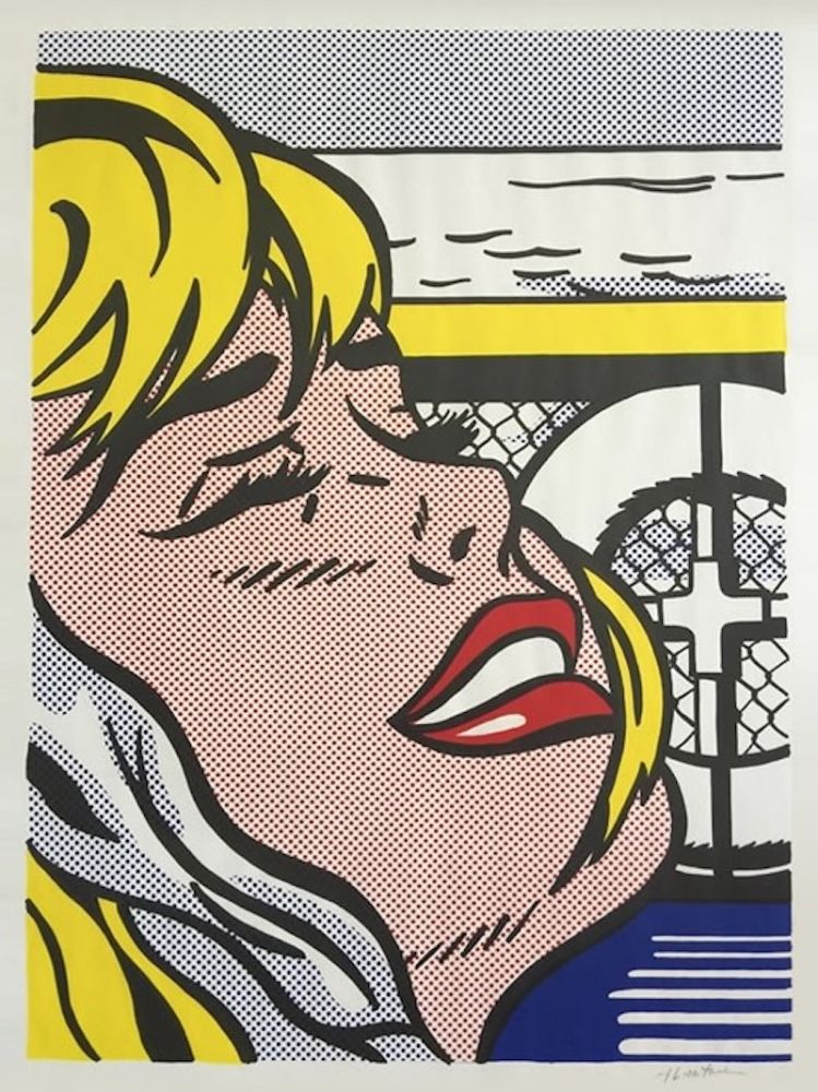 Litografía Lichtenstein - Shipboard Girl