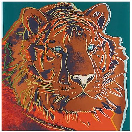 Serigrafía Warhol - Siberian Tiger, from Endangered Species