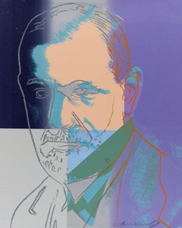 Serigrafía Warhol - Sigmund Freud