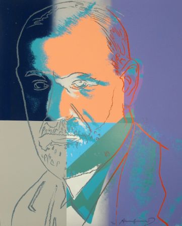 Serigrafía Warhol - Sigmund Freud, II.235 from Ten Painters of Jews in the Twentieth Century