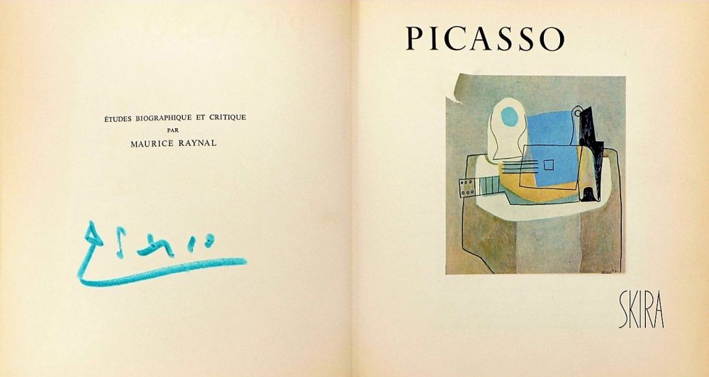 Libro Ilustrado Picasso - Signed The Taste of Our Time by Skira Raynal 1953 FIRST EDITION in French