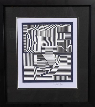 Serigrafía Vasarely - Sin titulo I