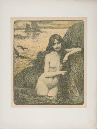 Litografía Guerin - Sirène, 1898