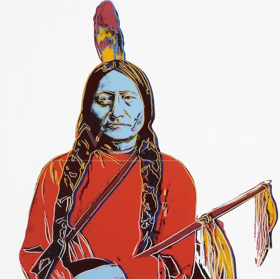 Serigrafía Warhol - Sitting Bull (FS IIA.70)