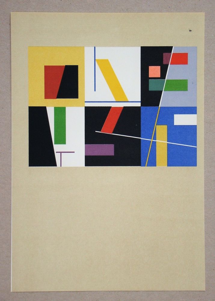 Litografía Taeuber-Arp - Six espaces distincts, 1939