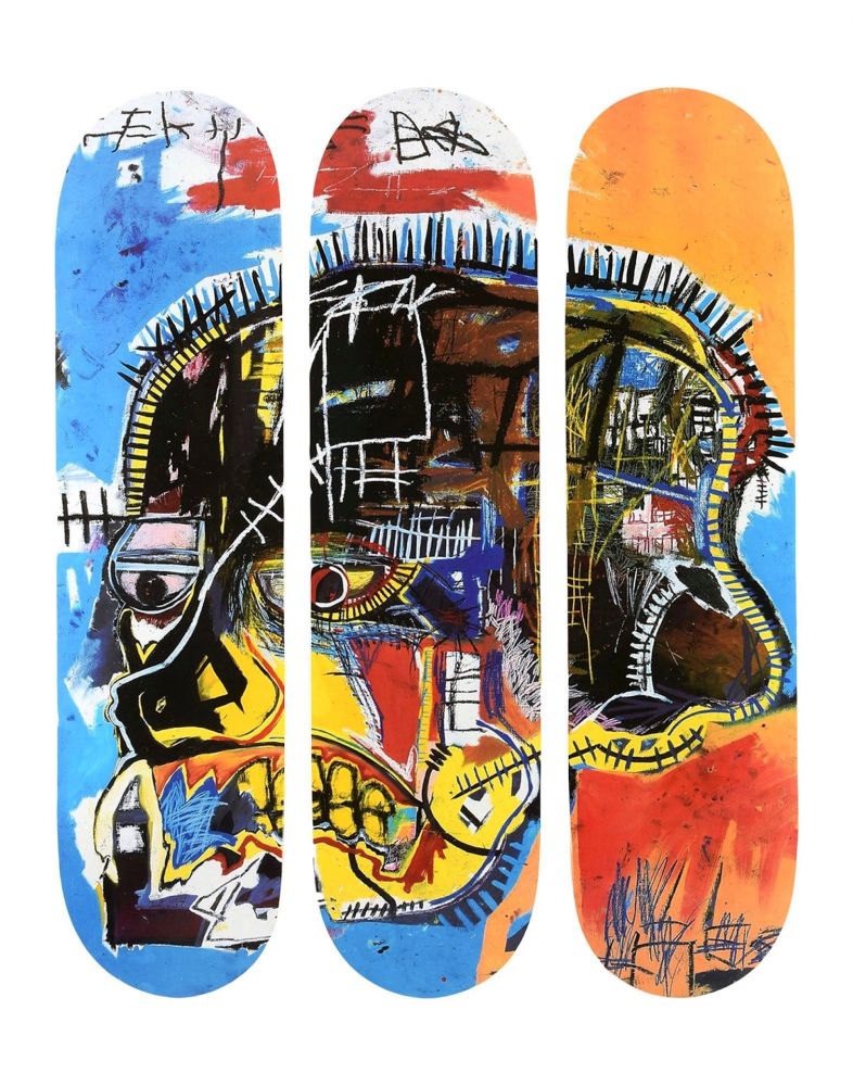 Múltiple Basquiat - Skull Skateboards