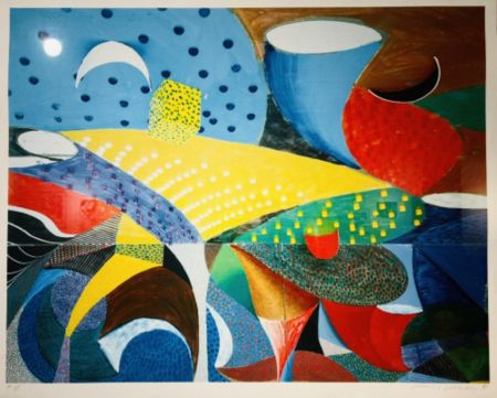 Múltiple Hockney - Snails Space, March 25th