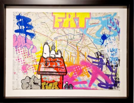 Sin Técnico Fat - Snoopy - I Love My Job (Metro Map of Paris)