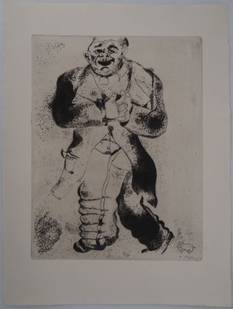 Grabado Chagall - Sobakévitch