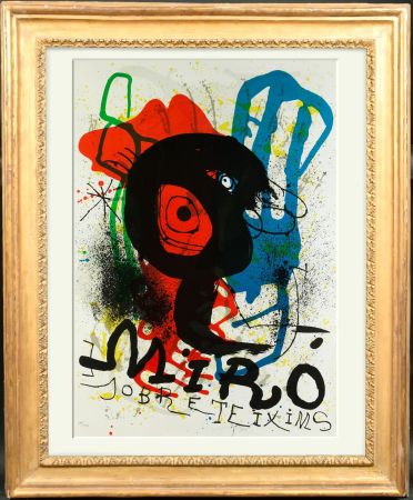 Litografía Miró - Sobreteixims