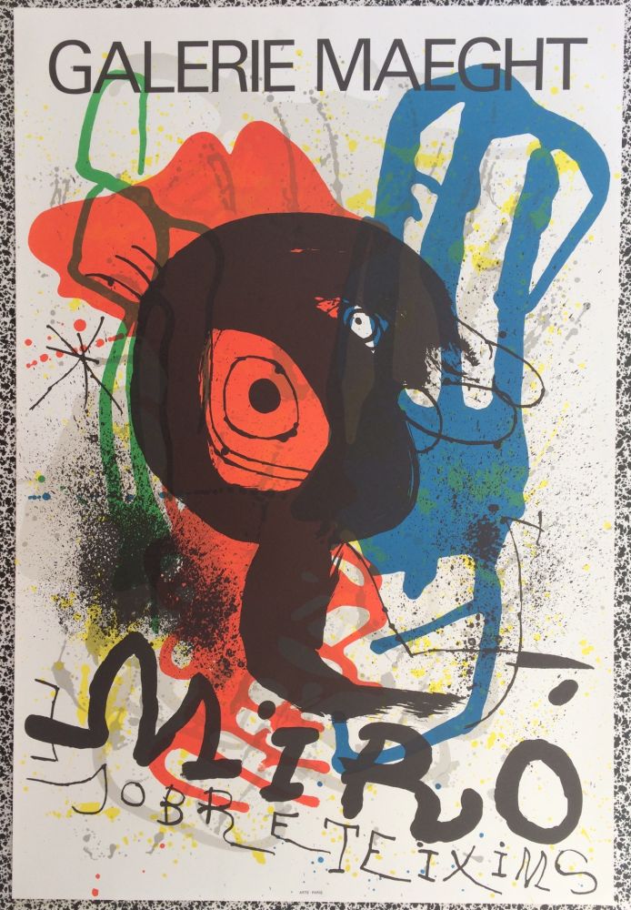 Cartel Miró - Sobreteixims / Galerie Maeght