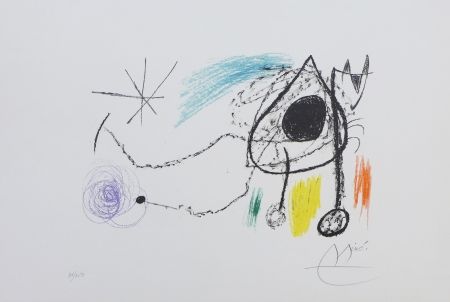 Litografía Miró - Sobreteixims i escultures