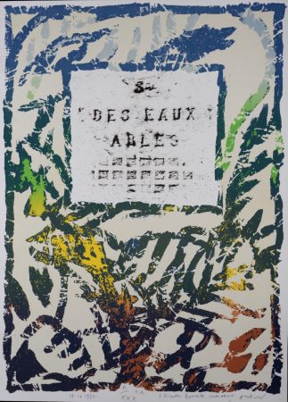 Sin Técnico Alechinsky - Société des eaux d’Arles, 1984 - Hand-signed