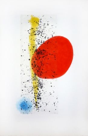 Grabado Miró - Soleil et vent