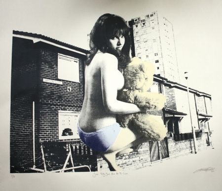 Serigrafía Hardacre - Some Teddy Bears Have All the Luck