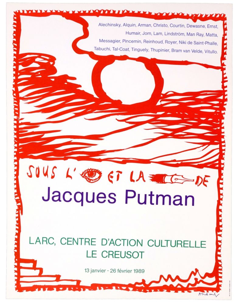 Cartel Alechinsky - Sous l'oeil et la plume de Jacques Putman