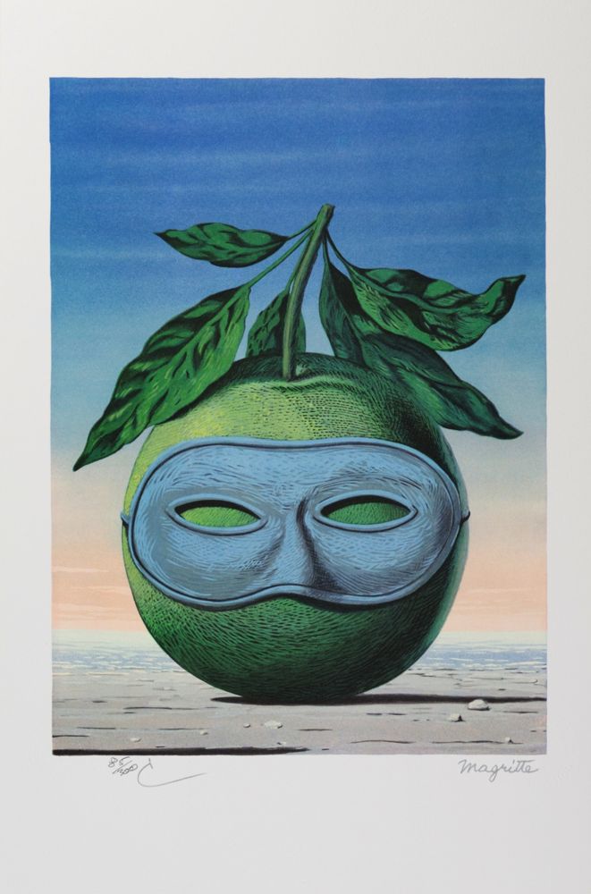Litografía Magritte - Souvenir de Voyage (Memory of a Voyage)