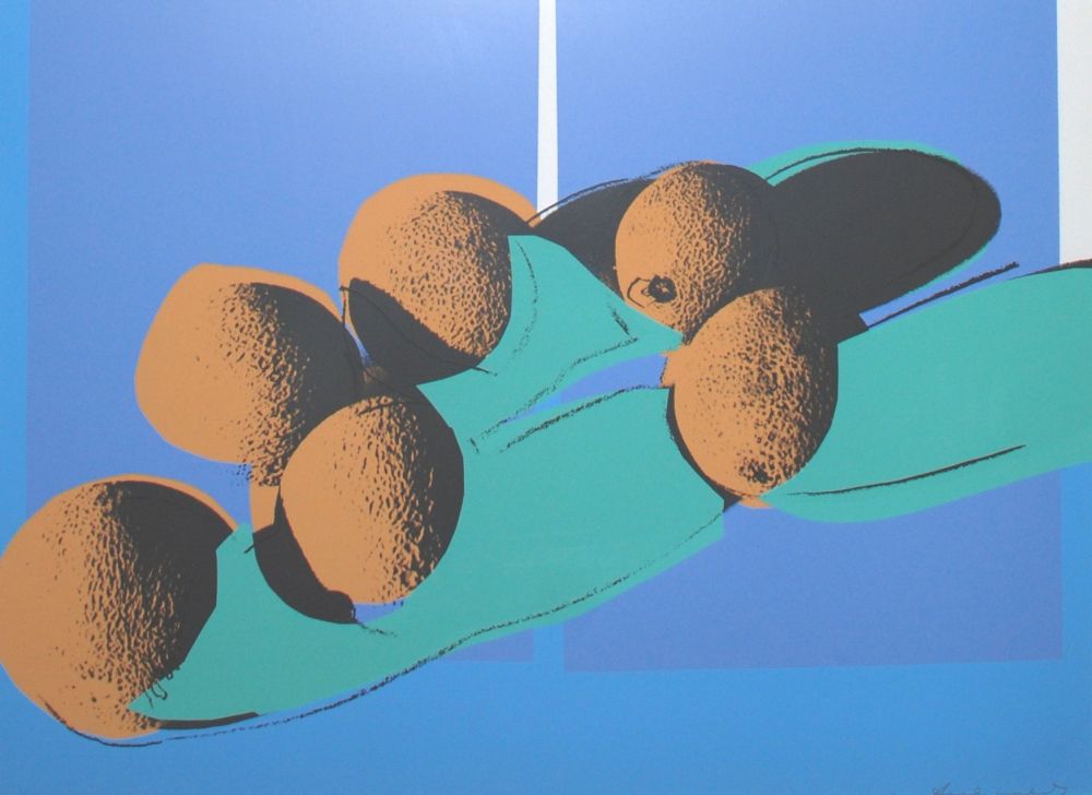 Serigrafía Warhol -  Space Fruit: Cantaloupes I 201