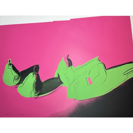 Serigrafía Warhol - Space Fruit: Pears (FS II.203)
