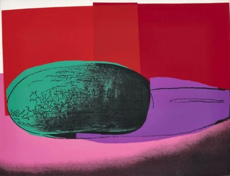 Serigrafía Warhol - Space Fruit: Watermelon