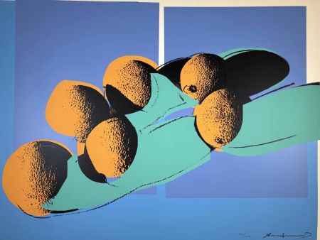Serigrafía Warhol - Space Fruits: Cantaloupes I, II.201 from the Space Fruits: Still Lifes portfolio