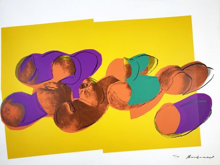 Serigrafía Warhol - Space Fruits: Peaches II, II.202 from the Space Fruits: Still Lifes portfolio