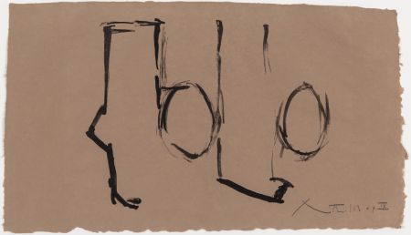 Litografía Motherwell - Spanish Elegy I