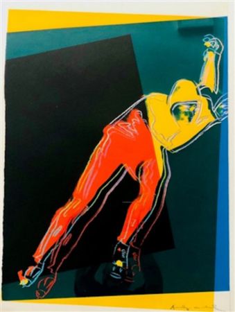 Serigrafía Warhol - Speed Skater 1(from Art and Sports Portfolio)