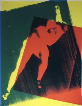 Serigrafía Warhol - Speed Skater 3 (from Art and Sports Portfolio)
