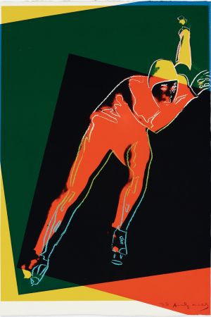 Serigrafía Warhol - Speed Skater (FS II.303) Trial Proof