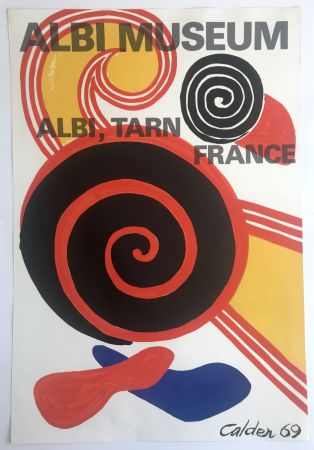 Litografía Calder - Spirals / Albi Museum