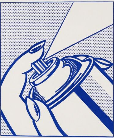 Litografía Lichtenstein - Spray Can