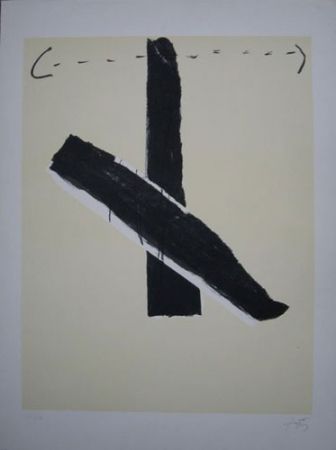 Litografía Tàpies - S/T