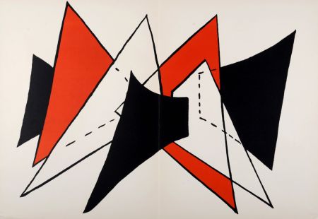 Litografía Calder - Stabiles, 1963