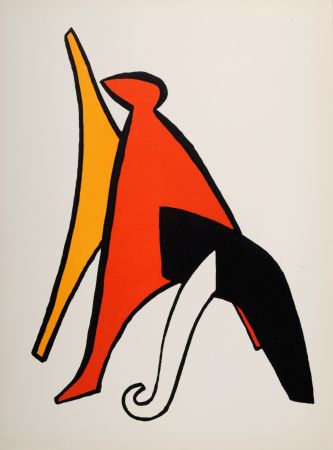 Litografía Calder - Stabiles, 1963