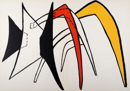 Litografía Calder - Stabiles #A, 1963