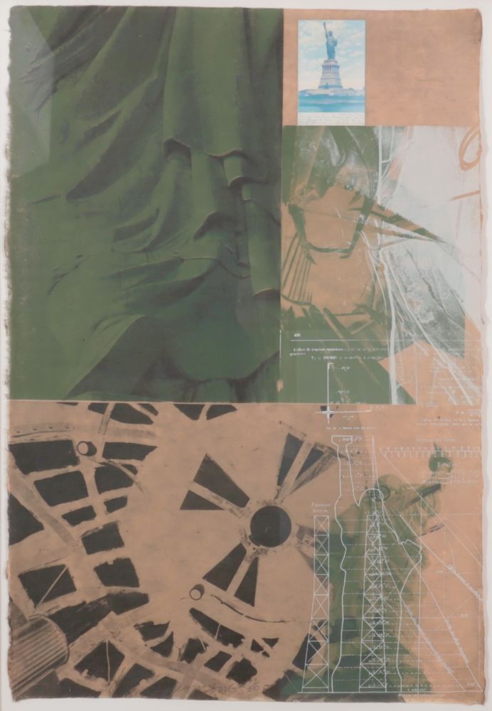 Serigrafía Rauschenberg - Statue of Liberty