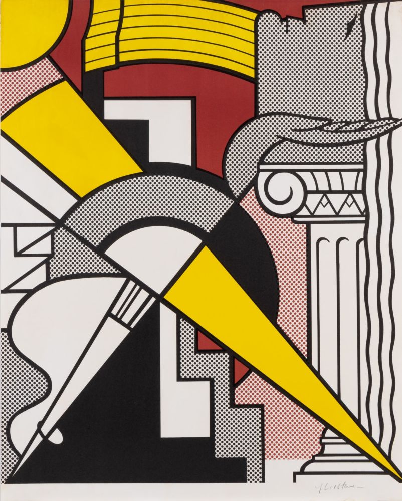 Litografía Lichtenstein - Stedelijk museum 